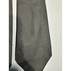 VTG Crillon Paris Men's Black & Gold Silk Neck Tie‎